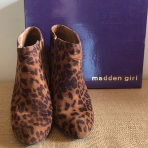 3/$30 Leopard wedge ankle booties. Loved!
